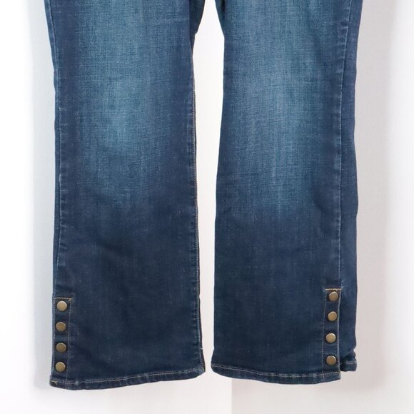 Lee Women's 10/M Flex Motion Regular Fit Bootcut Mid-Rise Stretch Blue Jeans - Picture 3 of 9